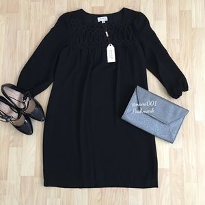 Black Max Studio Little Black Shift Dress
